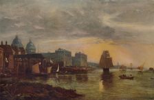 Greenwich Hospital from the River 1854, (1935). Artist: James Holland