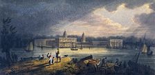 Greenwich Hospital, Greenwich, London, c1825. Artist: Anon