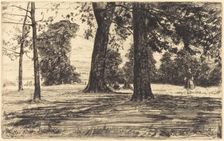 Greenwich Park, 1859. Creator: James Abbott McNeill Whistler