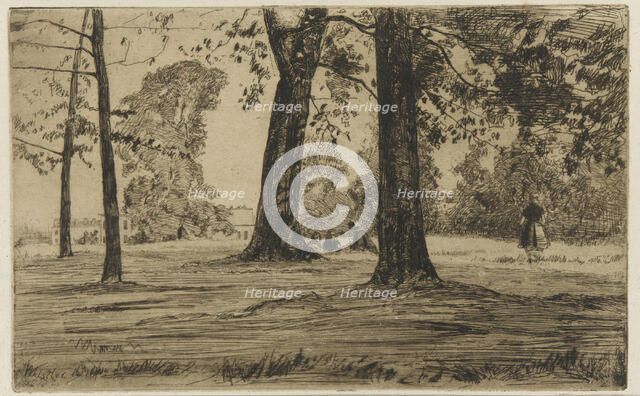 Greenwich Park, 1859. Creator: James Abbott McNeill Whistler.