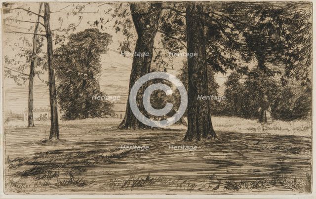Greenwich Park, 1859. Creator: James Abbott McNeill Whistler.