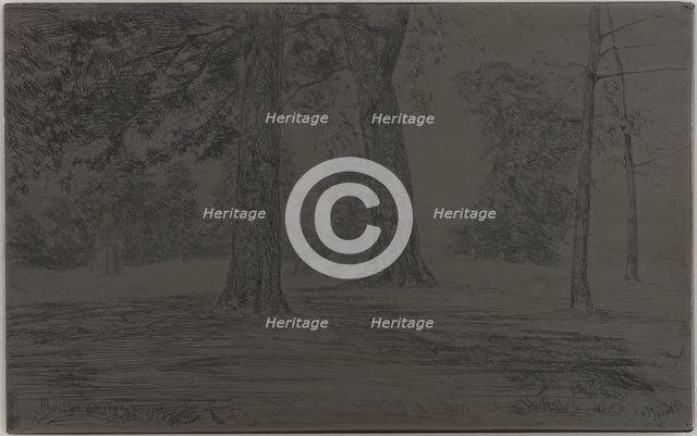 Greenwich Park, 1859. Creator: James Abbott McNeill Whistler.