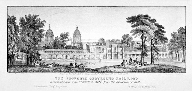 Greenwich Park, Greenwich, London, 1835. Artist: Chapman & Co