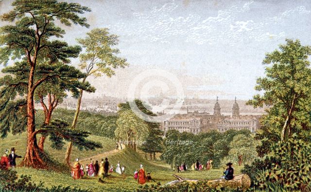 Greenwich Park, Greenwich, London, c1840. Artist: Anon
