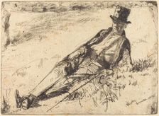 Greenwich Pensioner, 1859. Creator: James Abbott McNeill Whistler