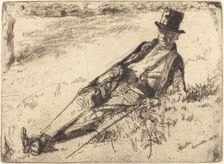 Greenwich Pensioner, 1859. Creator: James Abbott McNeill Whistler