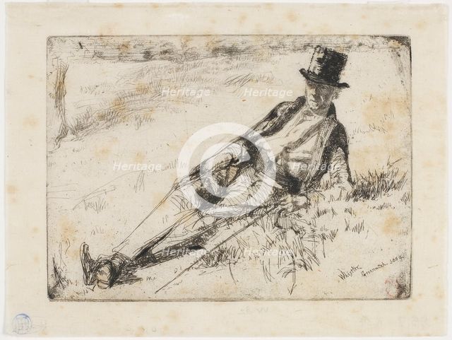 Greenwich Pensioner, 1859. Creator: James Abbott McNeill Whistler.