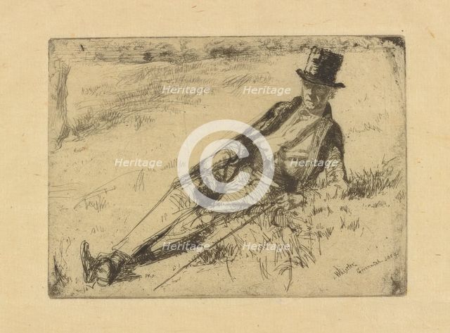 Greenwich Pensioner, 1859. Creator: James Abbott McNeill Whistler.
