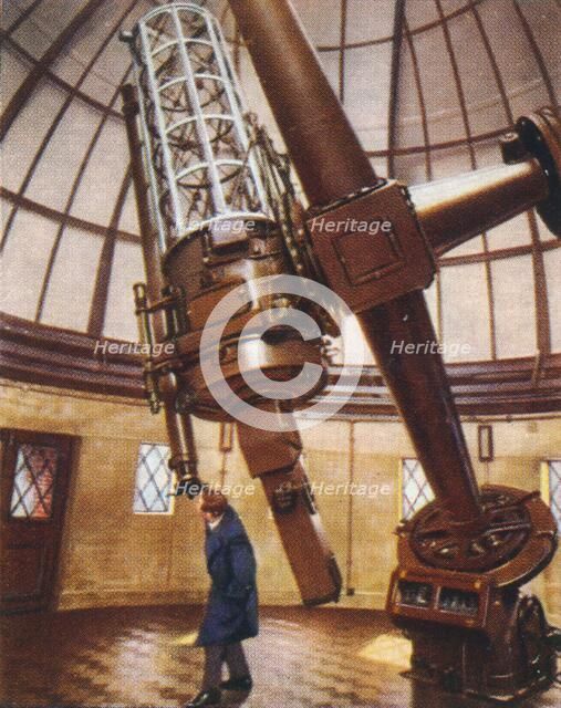 Greenwich's largest telescope, 1938. Artist: Unknown.