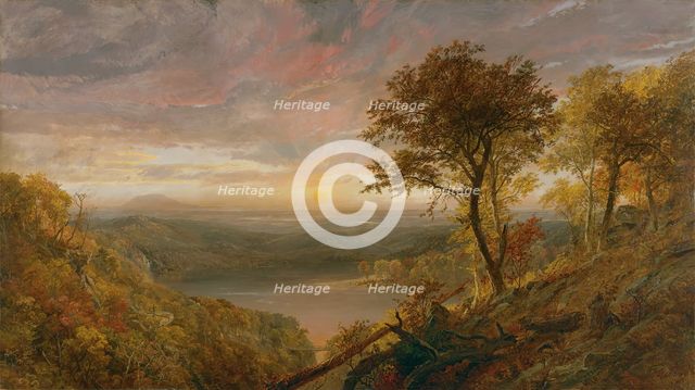 Greenwood Lake, 1870. Creator: Jasper Francis Cropsey.