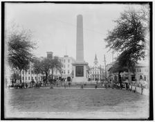 Greene's Monument, Johnson Square, Savannah, Ga., c1900. Creator: Unknown
