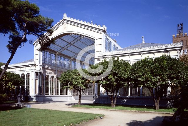 Greenhouse of the Ciudadela Park, 19th century. Creator: Amargós i Samaranch, Josep (1849-1918).