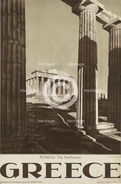 Greece. Athens: the Parthenon, 1929. Creator: Anonymous.