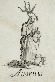 Greed, c1621. Creator: Jacques Callot