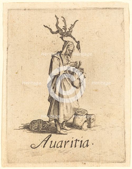 Greed, probably after 1621. Creator: Jacques Callot.