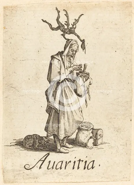 Greed, probably after 1621. Creator: Jacques Callot.