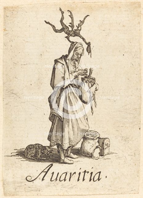 Greed, probably after 1621. Creator: Jacques Callot.