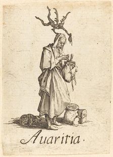 Greed, probably after 1621. Creator: Jacques Callot