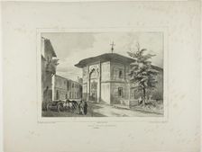 Greek Church, Bucharest, Wallachia, July 15, 1837, 1839. Creator: Auguste Raffet