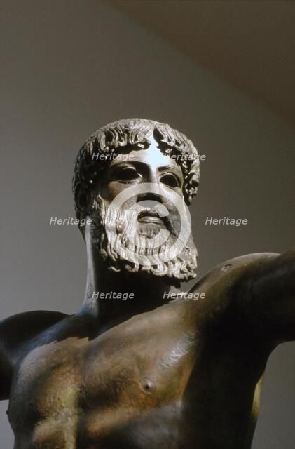 Greek Bronze Statue of Poseidon found in sea near Cape Artemisian, c5th century BC. Artist: Unknown.