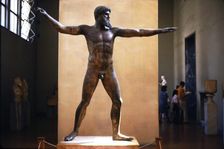 Greek Bronze Statue of Poseidon found in sea near Cape Artemisian, c5th century BC