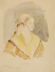 Greek Girl at the English Palace, Pera, n.d. Creator: Miner Kilbourne Kellogg