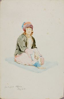 Greek Girl (Pilgrim), 1844. Creator: Miner Kilbourne Kellogg