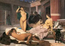 Greek Interior (sketch), 1848. Artist: Jean-Leon Gerome