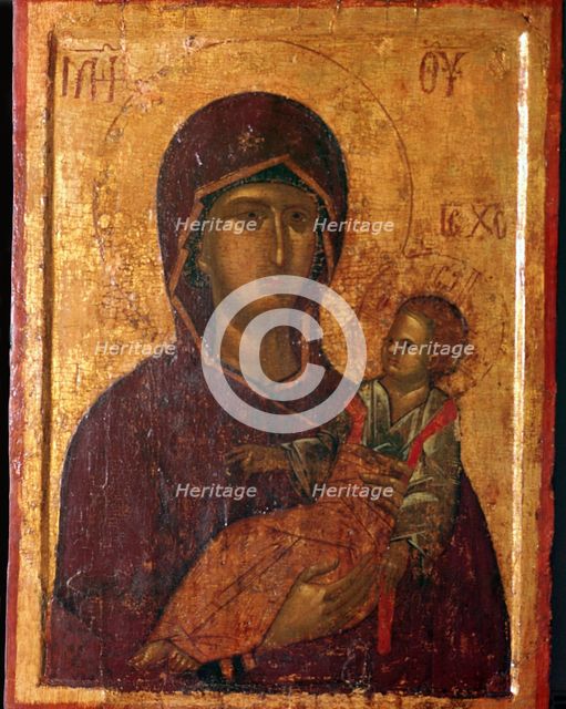 Greek Icon of the Virgin and Child. Artist: Unknown
