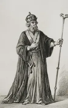 Greek Orthodox bishop, 1839. Creator: Augustin François Lemaitre