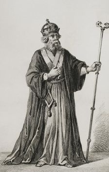 Greek Orthodox bishop, 1839. Creator: Augustin François Lemaitre