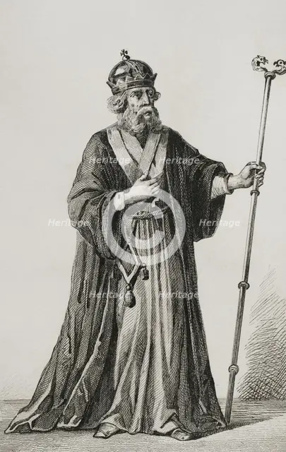 Greek Orthodox bishop, 1839. Creator: Augustin François Lemaitre.