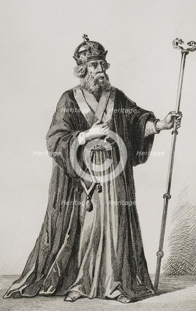 Greek Orthodox bishop, 1839. Creator: Augustin François Lemaitre.