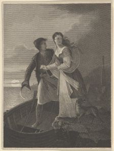 Greek Lovers, 1825. Creator: Asher Brown Durand