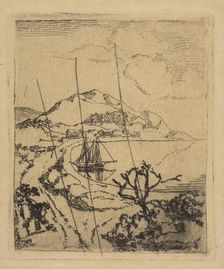 Greek Landscape, 1856. Creator: Edgar Degas