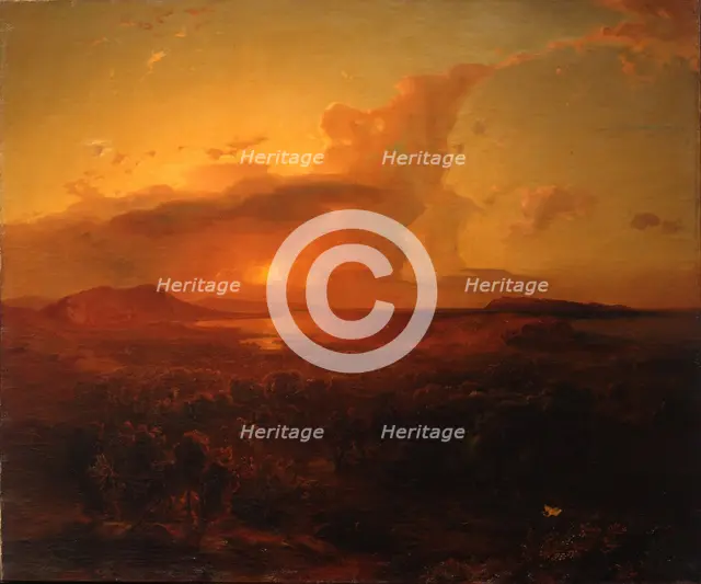 Greek landscape. Epidaurus, 1835.