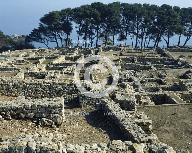 Greek Neapolis, Ampurias, Catalonia, Spain, 1999. Creator: LTL.