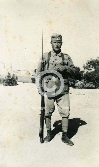 Greek soldier, Crete, Greece, 1941. Artist: Unknown