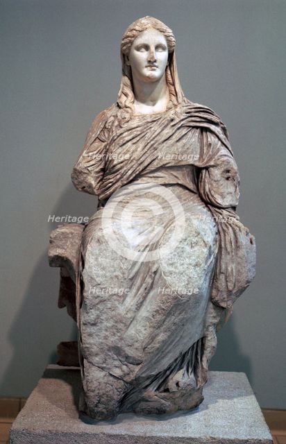 Greek sculpture of Demeter. Artist: Unknown