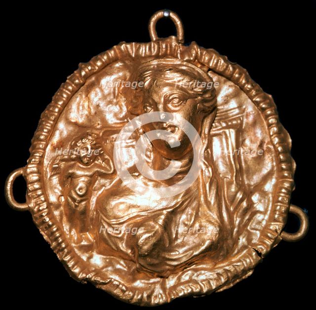 Greek pendant with bust of Aphrodite. Artist: Unknown