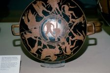 Greek Red-figured Kylix, (Drinking Cup), c440-430 BC. Artist: Codrus Painter