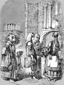 Greek Women at a Fountain 1854. Creator: Unknown