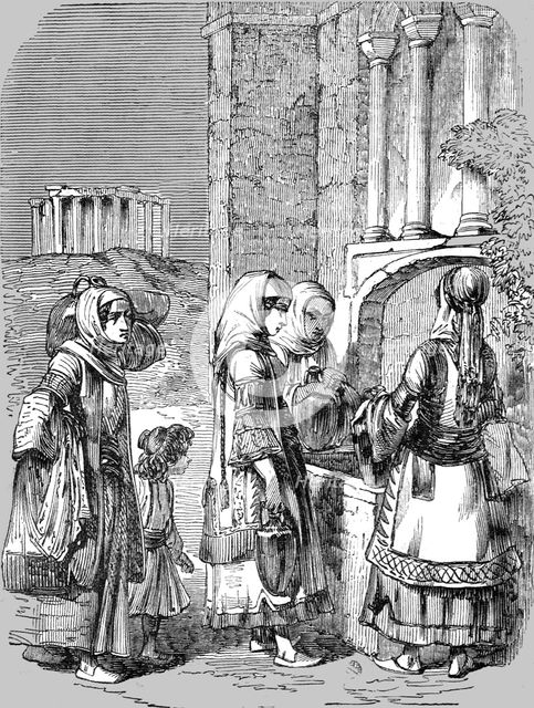 'Greek Women at a Fountain', 1854. Creator: Unknown.