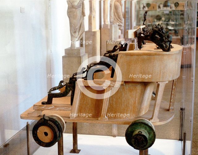 Greek war chariot, 5th century-3rd century BC.  Artist: Anon