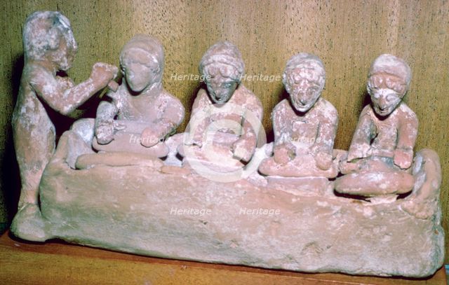 Greek terracotta of bakers. Artist: Unknown