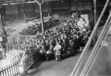 Greeks boarding Madonna, 1912. Creator: Bain News Service