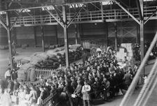 Greeks boarding MADONNA, Oct. 1912, 1912. Creator: Bain News Service