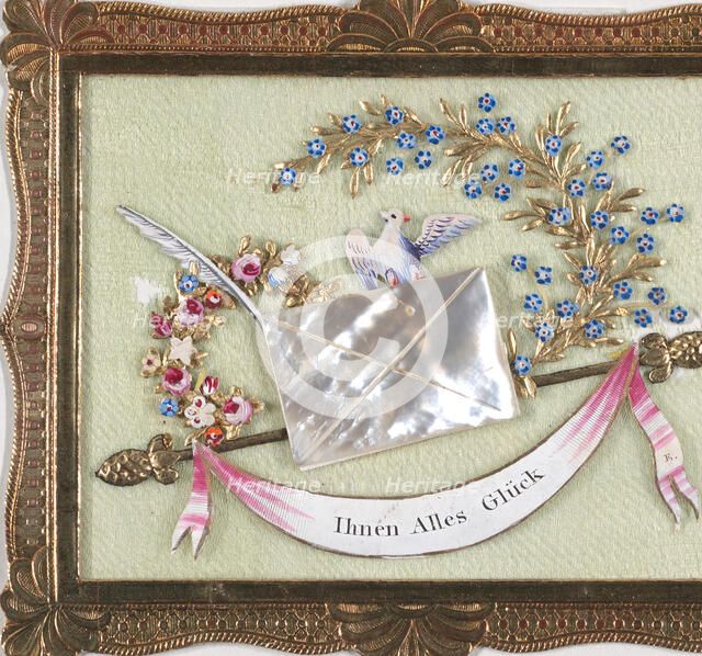 Greeting Card..., 1810. Creator: Johannes Endletzberger.