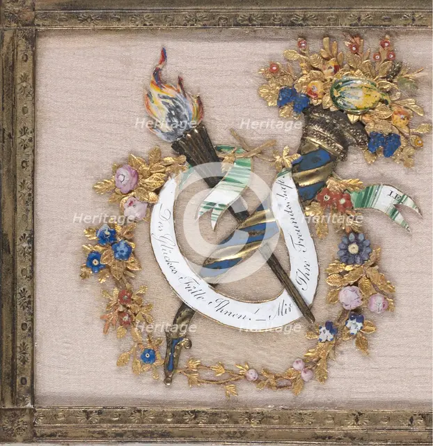 Greeting Card..., 1810 Creator: Johannes Endletzberger.