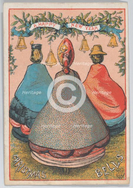 Greeting Card, 1866. Creator: Charles Henry Bennett.